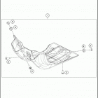 FC 450 ROCKSTAR EDITION CHASSIS Зажита двигателя