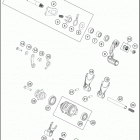 2016 150 SX ENGINE Механизм переключения
