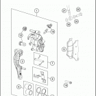 FC 450 ROCKSTAR EDITION CHASSIS Передний суппорт