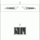 2018 FE 350 CHASSIS Наклейки