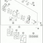 2020 65 SX CHASSIS Передний суппорт