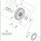 2018 FS 450 CHASSIS Переднее колесо