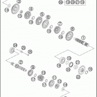 2018 65 SX MINI ENGINE Трансмиссия