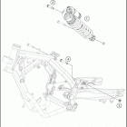 2020 65 SX CHASSIS Амортизатор