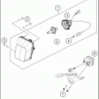 2018 TE 250 CHASSIS Фара