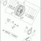 2018 FS 450 CHASSIS Переднее колесо