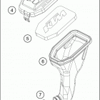 2020 50 SX CHASSIS Воздушный фильтр