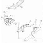 FC 450 ROCKSTAR EDITION CHASSIS Tank, sea t