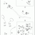2018 701 ENDURO CHASSIS Руль