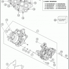 2018 TE 150 ENGINE Картер двигателя