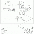 2018 701 ENDURO CHASSIS Front brake control
