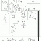 2016 FC 250 ENGINE Корпус Дросселя