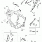 2018 TC 125 CHASSIS Рама