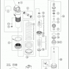 FC 450 ROCKSTAR EDITION CHASSIS Амортизатор в разборе