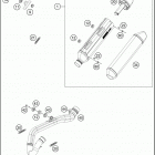 2018 FE 450 CHASSIS Глушитель