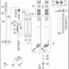 2018 FE 450 CHASSIS Передняя вилка