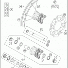 2018 TC 85 17_14 CHASSIS Переднее колесо