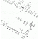 2018 TC 125 ENGINE Глушитель
