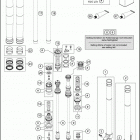 2018 FS 450 CHASSIS Передняя вилка