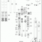 FC 450 ROCKSTAR EDITION CHASSIS Передняя вилка