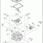 2018 FE 350 ENGINE Головка цилиндров