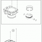 2016 350 SX-F ENGINE Цилиндры