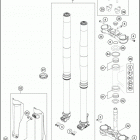 2018 FE 450 CHASSIS Передняя вилка