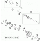 2018 65 SX MINI ENGINE Crankshaft , piston