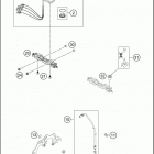 2018 TE 250 CHASSIS Панель приборов