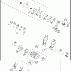 2020 125 SX ENGINE Механизм переключения