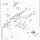 2018 TC 65 CHASSIS Бугель