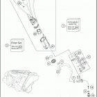 FC 450 ROCKSTAR EDITION CHASSIS Топливный насос