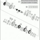 2020 690 ENDURO R ENGINE Трансмиссия 2-контрпривод