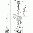 2018 TC 50 ENGINE Карбюратор