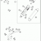2018 FE 250 CHASSIS Глушитель