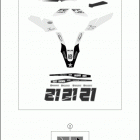 FC 450 ROCKSTAR EDITION CHASSIS Наклейки