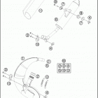 2020 50 SX MINI CHASSIS Глушитель
