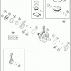 2018 FE 350 ENGINE Crankshaft , piston