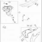 2018 TE 250 CHASSIS Tank, sea t , cover