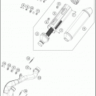 2018 FX 450 CHASSIS Глушитель