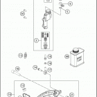 2018 FE 450 CHASSIS Тормозной цилиндр задний