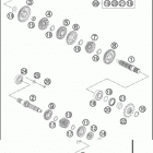 2020 65 SX ENGINE Трансмиссия