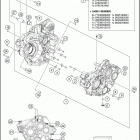 2018 FE 250 ENGINE Картер двигателя