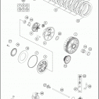 2018 TE 300 ENGINE Сцепление