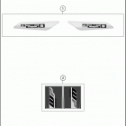 2018 FE 250 CHASSIS Наклейки