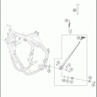 2018 FE 350 CHASSIS Side   /   center stand
