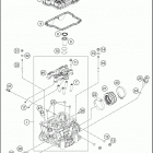 2018 FE 250 ENGINE Головка цилиндров