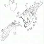 2018 TC 85 17_14 CHASSIS Обтекатель , крылья