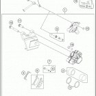 2020 50 SX CHASSIS Задний суппорт
