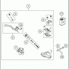 2018 TC 85 17_14 CHASSIS Главный цилиндр тормозной